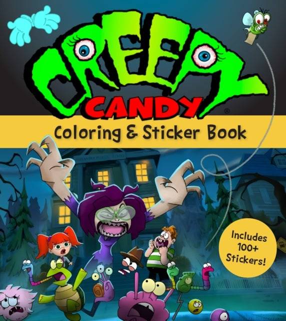 Creepy Candy Coloring Sticker Book