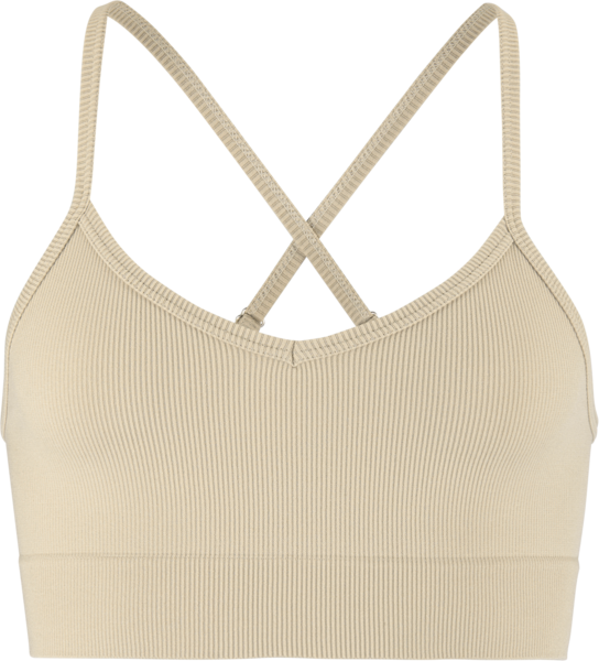 Craft Collective Rib Strap Sports Bra - Hay