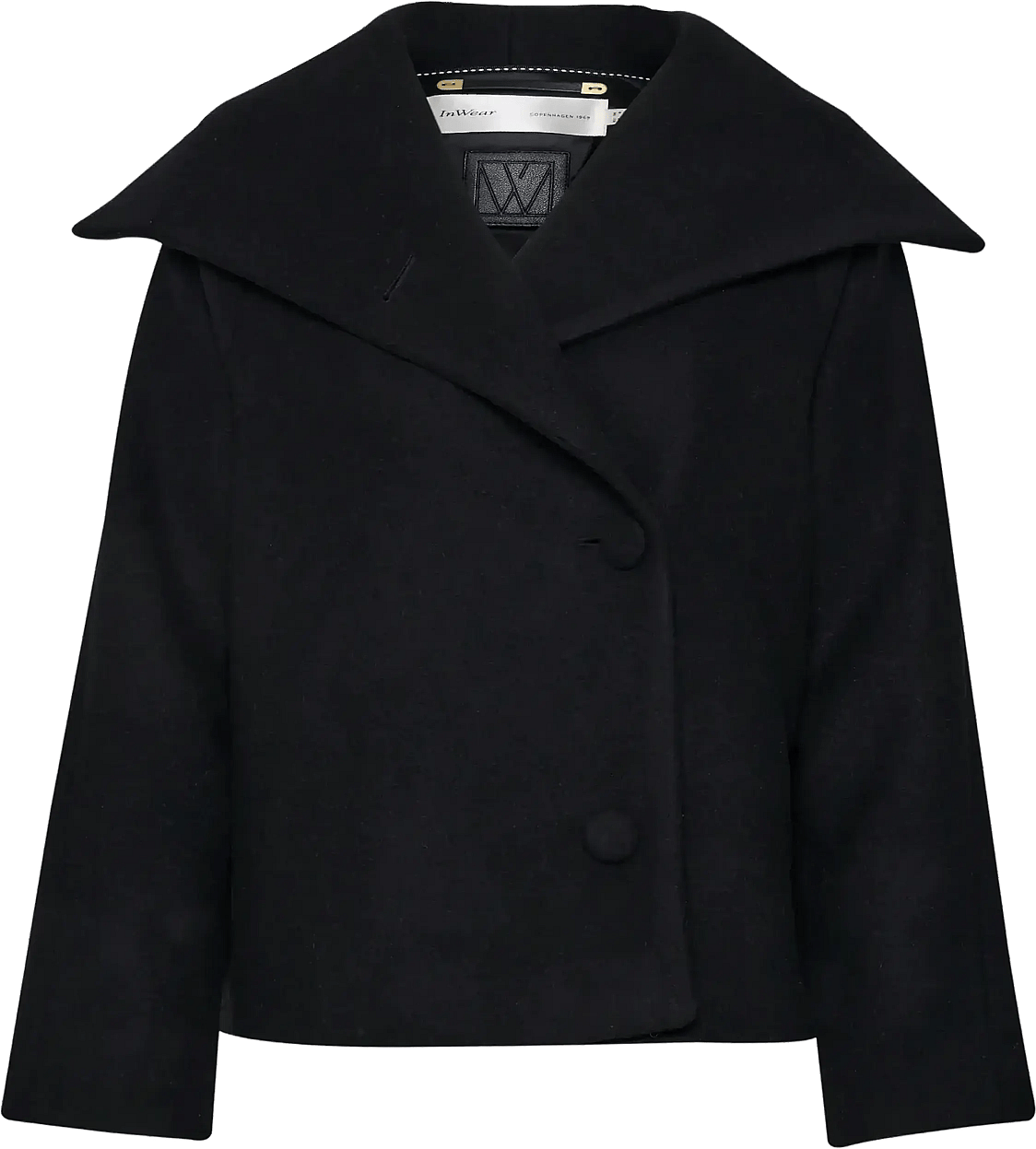 InWear Perryiw Short Coat R - Black