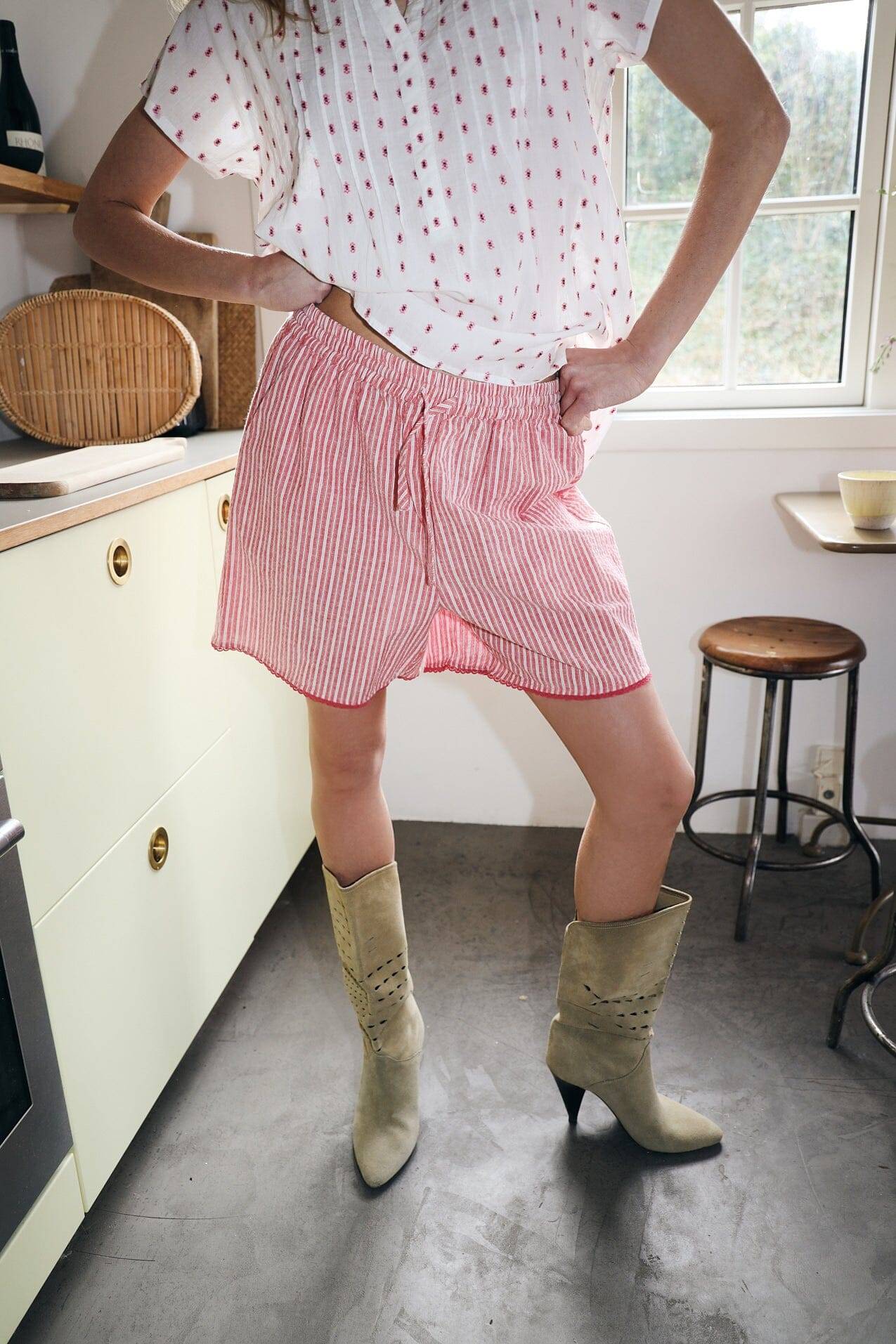 Lollys Laundry Ritall Shorts Red