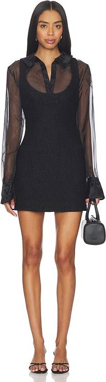 Lovers + Friends Robe Ines Black