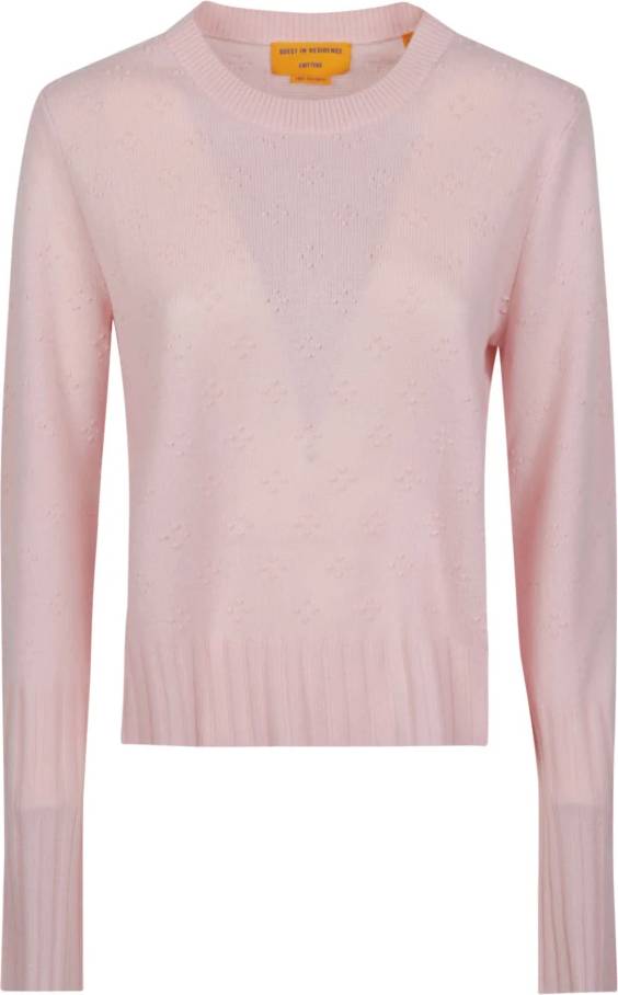 Guest In Residence Compass Rundhals Pullover - Rosa