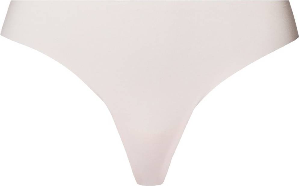 Hanro Powder Invisible Mid-Rise Stretch-Cotton Thong Xs