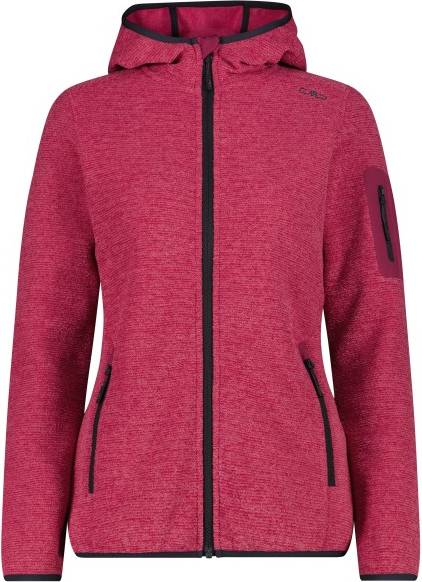 CMP Jacket Fix Hood Fleecejacka - Rosa
