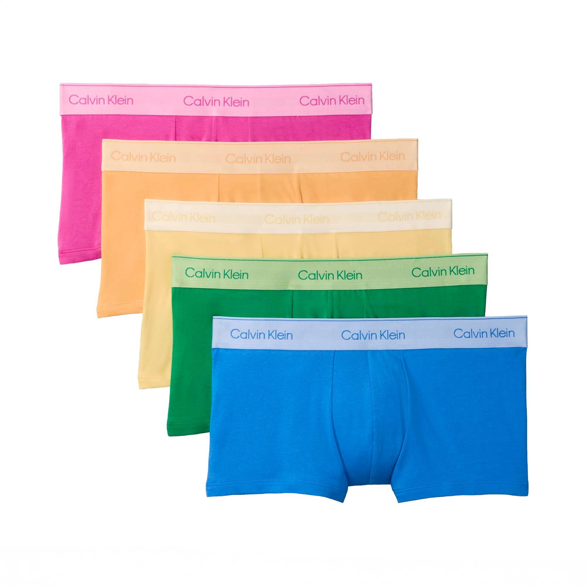 Calvin Klein 5 Pack Low Rise Trunks Pride Cotton - Multi