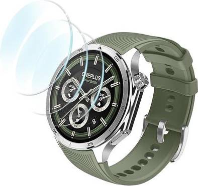 OnePlus Watch 3 Tempered Glass Screen Protector 3-Pack