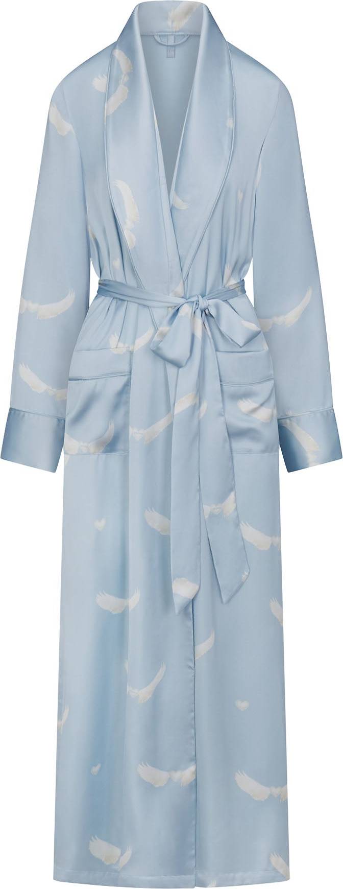 SKIMS Long Robe - Blue