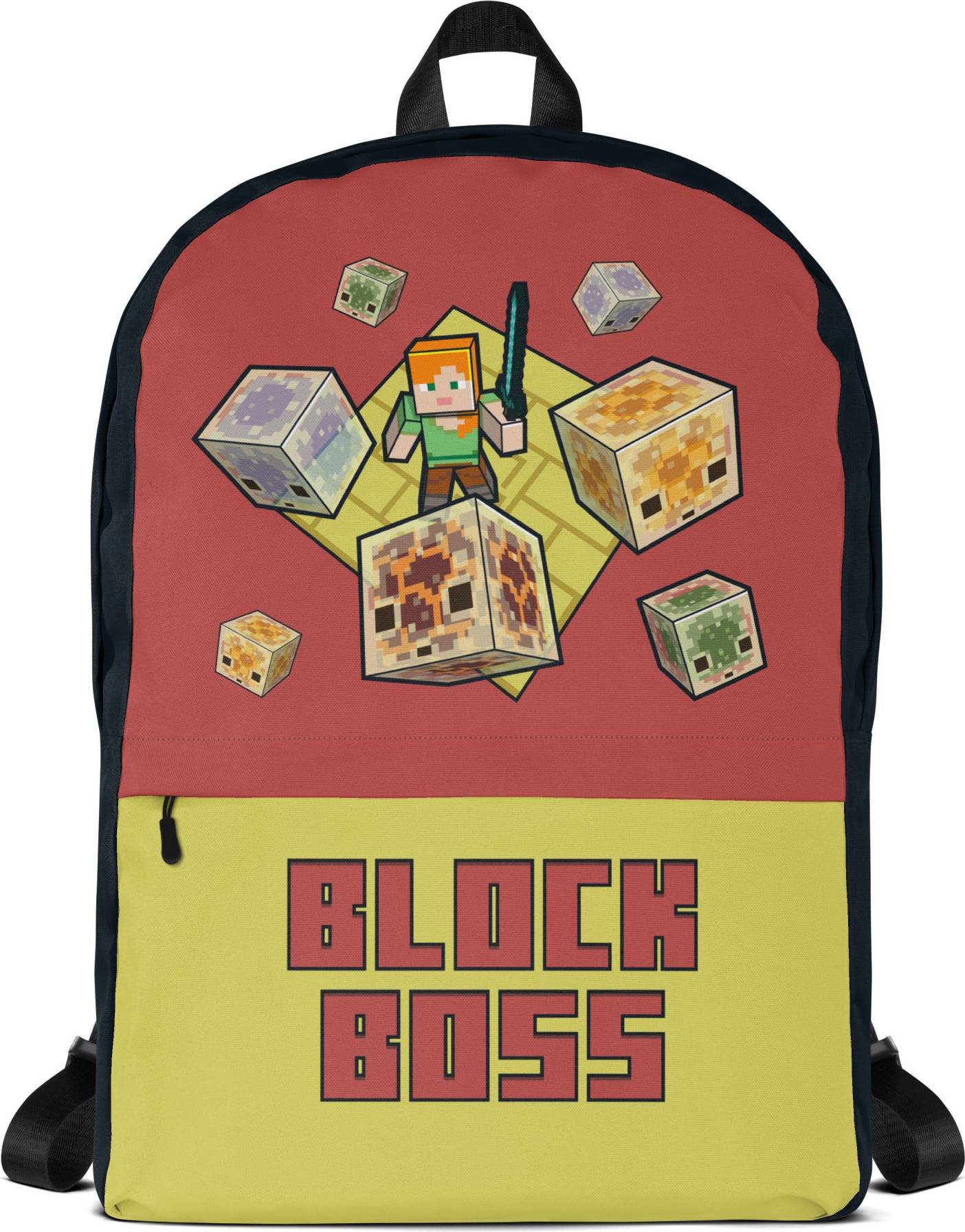 Minecraft Backpack Block Boss
