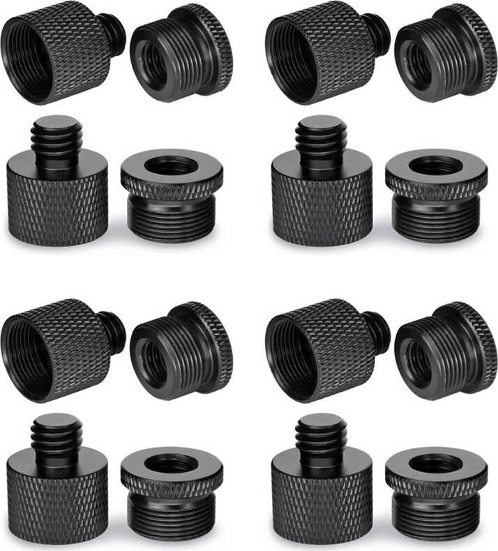 Torribaly 8 Pcs Mic Thread Adapter Screw Adapter