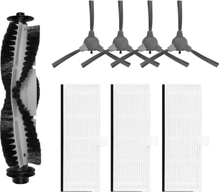 Istovo R550 R500 R650 R750 R3500 R3500 R3500s Vacuum Cleaner Main Brush Filter Set 8-Pack
