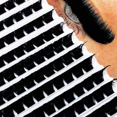 Shein Dense Eyelash Clusters Large Capacity Dramatic Extensions - Dramatic