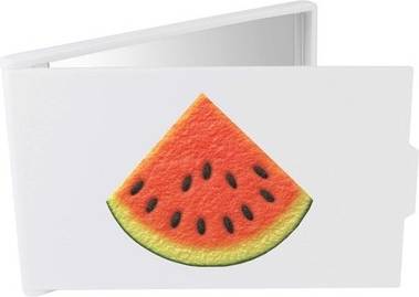 Azeeda Watermelon Slice Compact Makeup Mirror