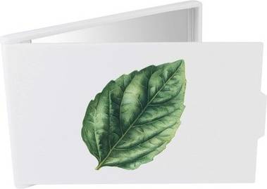 Azeeda Basil Leaf Compact Makeup Mirror