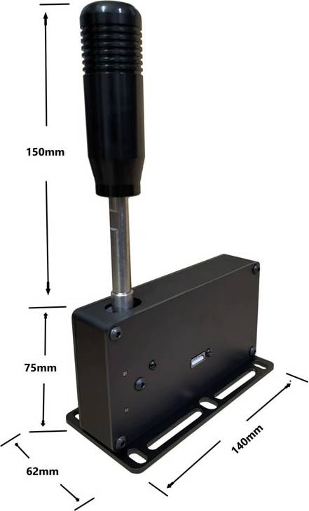 PC USB Sequential Racing Shifter - Black