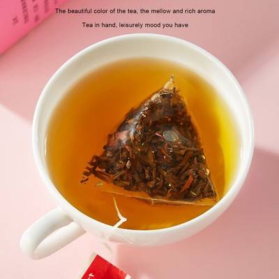 Rose Black Tea Bag Triangular Packaging