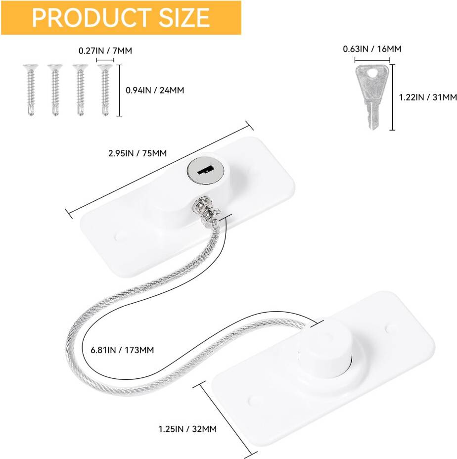 Upvc window locks 2Pcs Window Locks for UPVC Windows