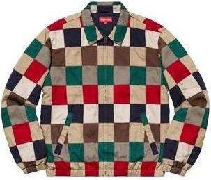 Harrington Supreme Patchwork Harrington Jacket Multi-Color