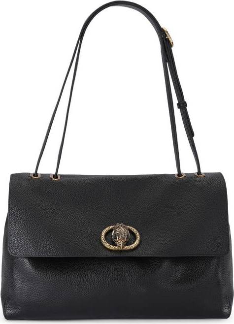 Kurt Geiger Chelsea Large Slouch Flap Tasker - Sort