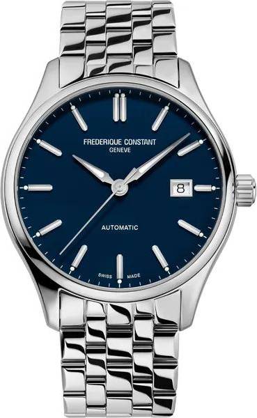 Frederique Constant Index Automatic Watch With Blue Dial