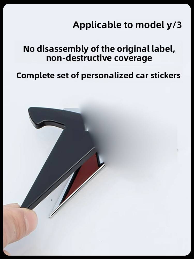 Model 3 Y Car Logo Sticker