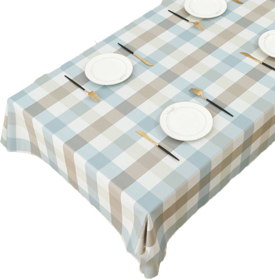 Black table cloth Waterproof Durable PVC Oil Proof Table Cloth Black