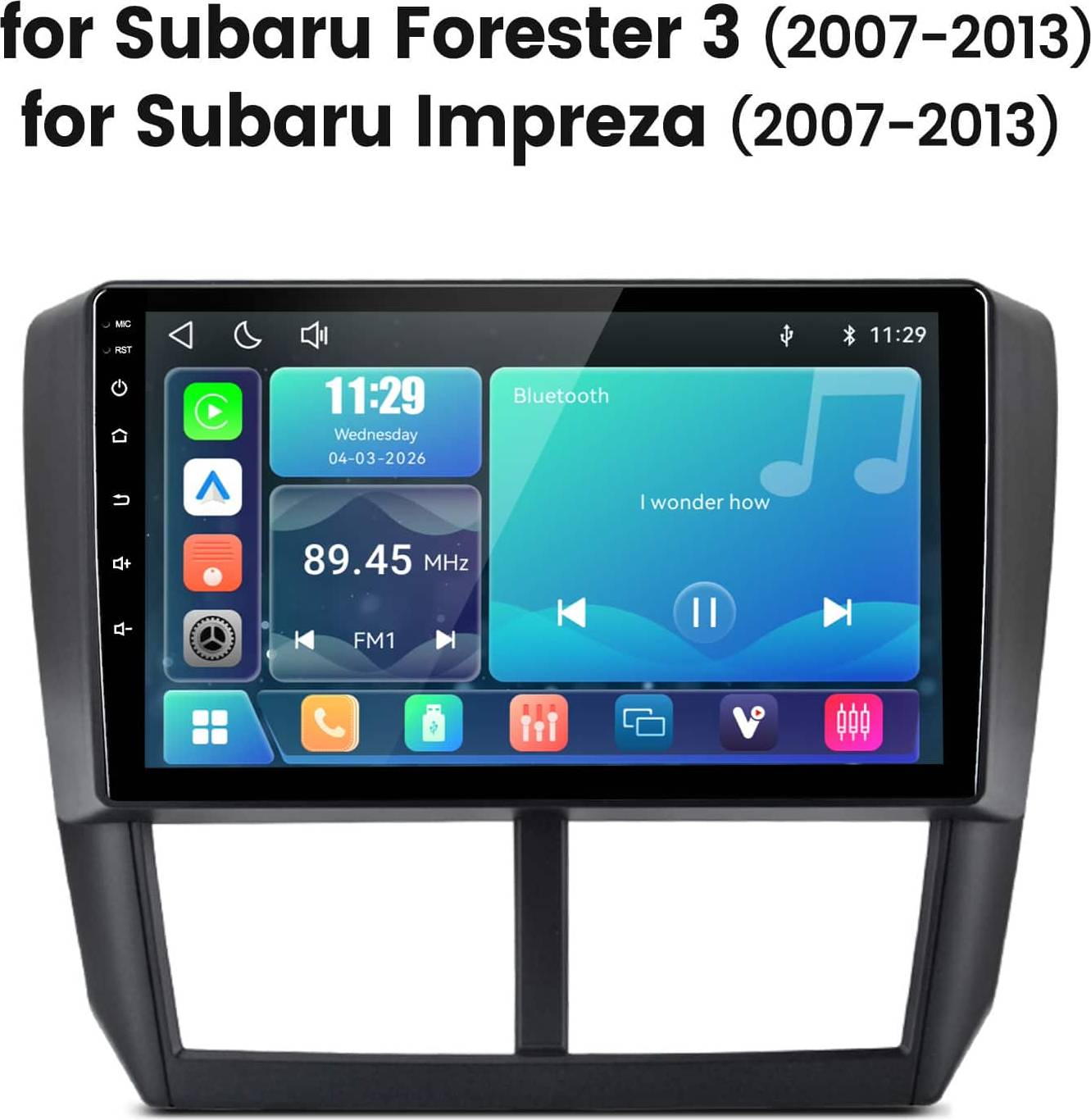 Car stereo system Junsun Linux System Carplay Android Auto Mirror Link