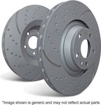 Ebc Gd1832 Brake Disc Rear Pair
