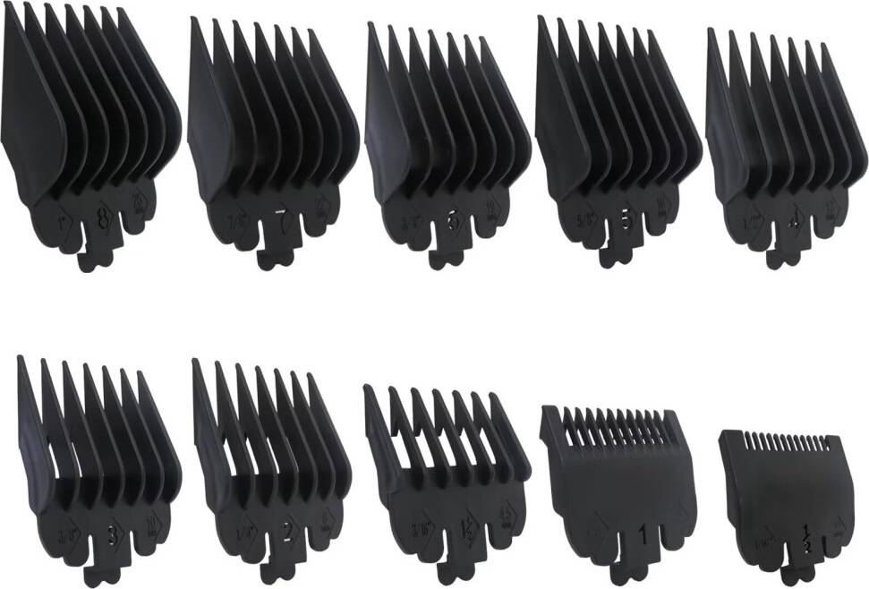 Wahl hair clippers 10Pack Clipper Guards Set