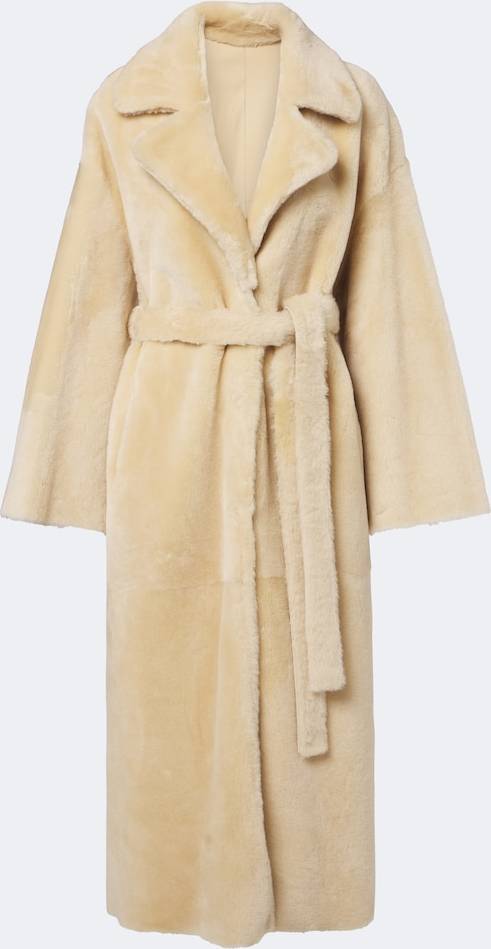 Arma Rien Reversible Shearling Wrap Coat