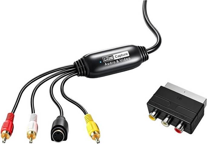 Typecat Convertitore VHS Digital USB 2.0 Video Capture Card