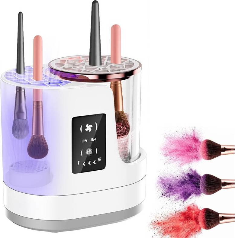 Typecat 3-In1 Electric Makeup Brush Cleaner Machine Automatic Deep Cleaning Drying USB Powered