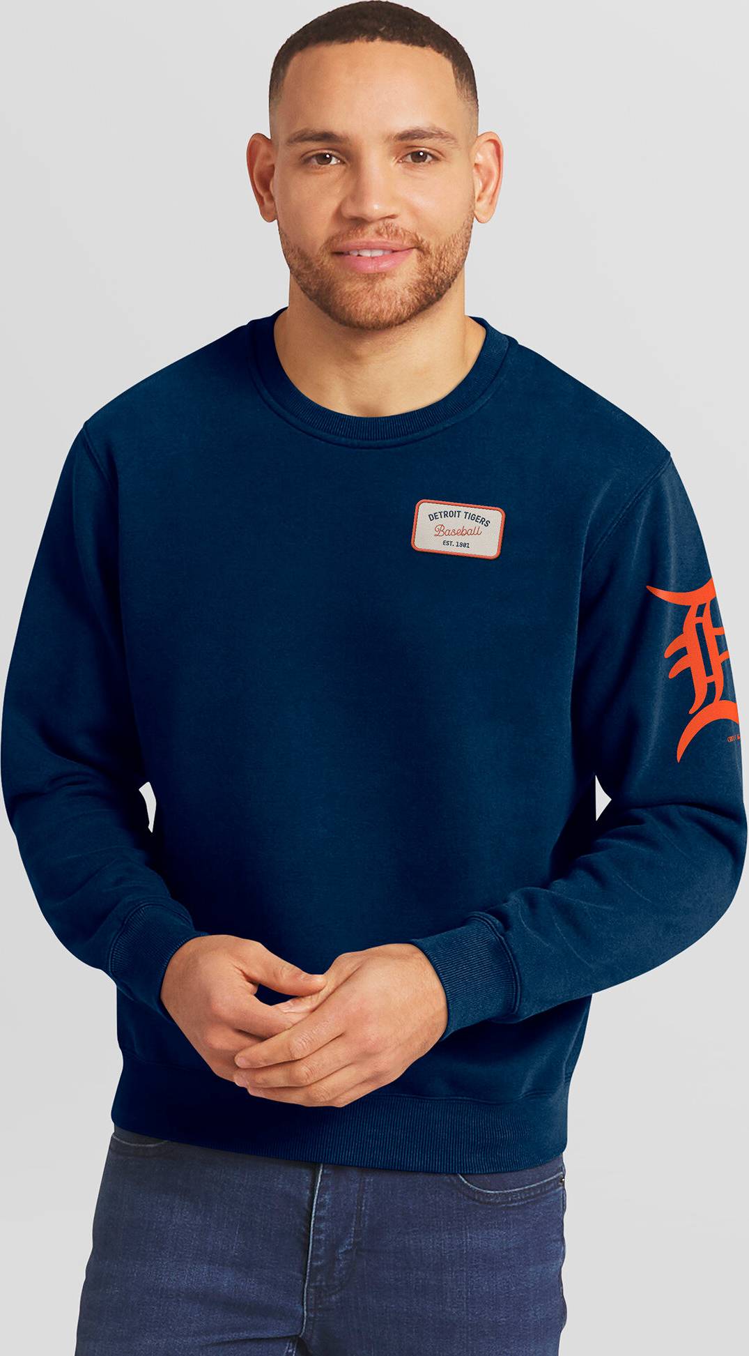Fanatics Darius Rucker Collection Washed Crew Neck Pullover Sweatshirt - Blue