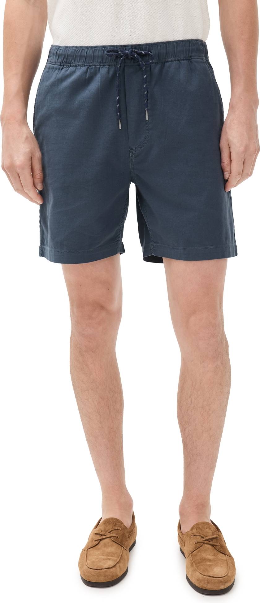 Faherty Essential Drawstring Shorts Blue Nights