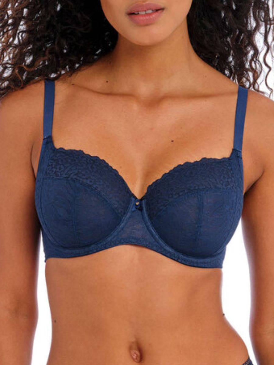 Side Support Bra - Midnight