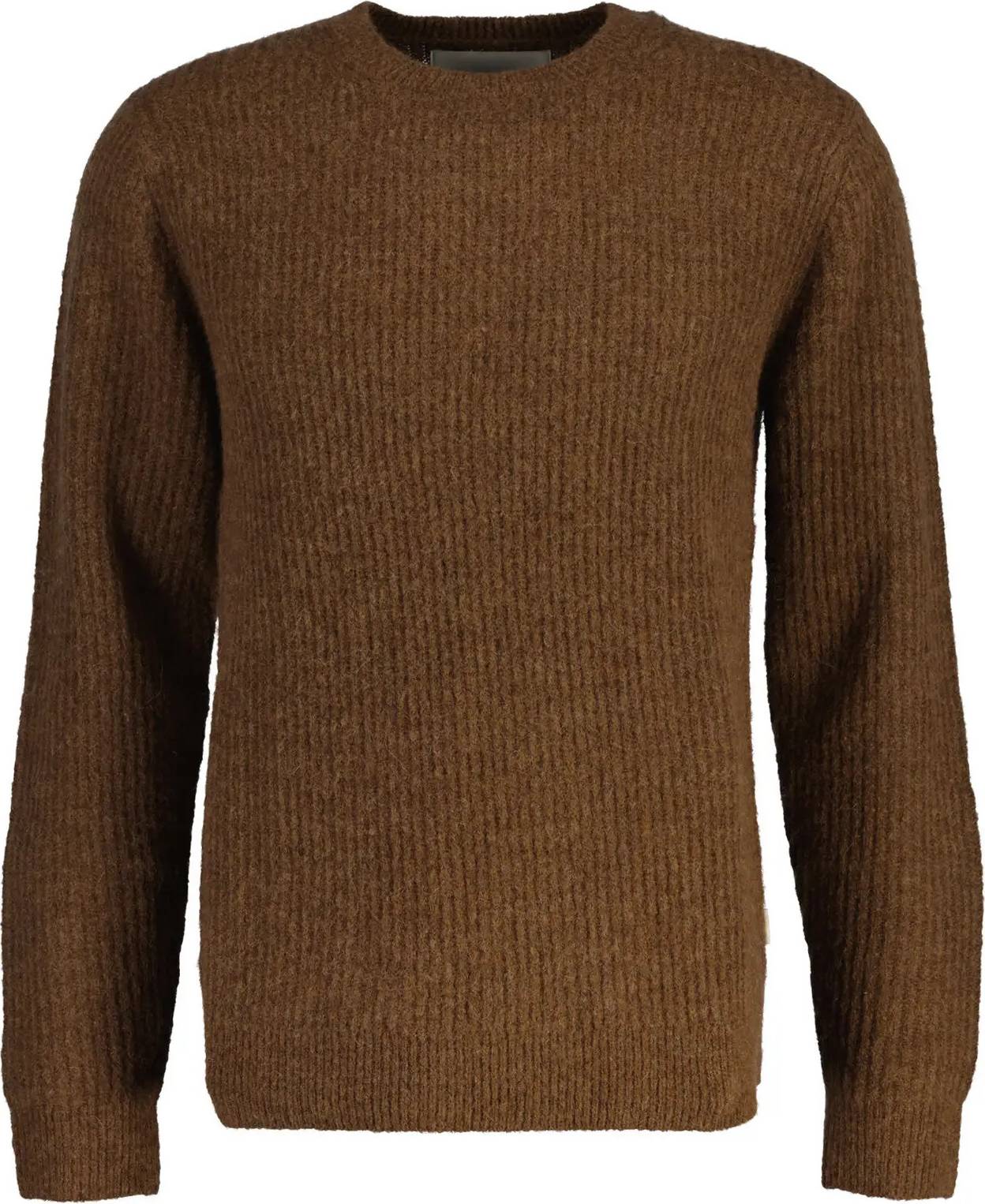 Gant Alpaca Rib Knit Sweater - Marron