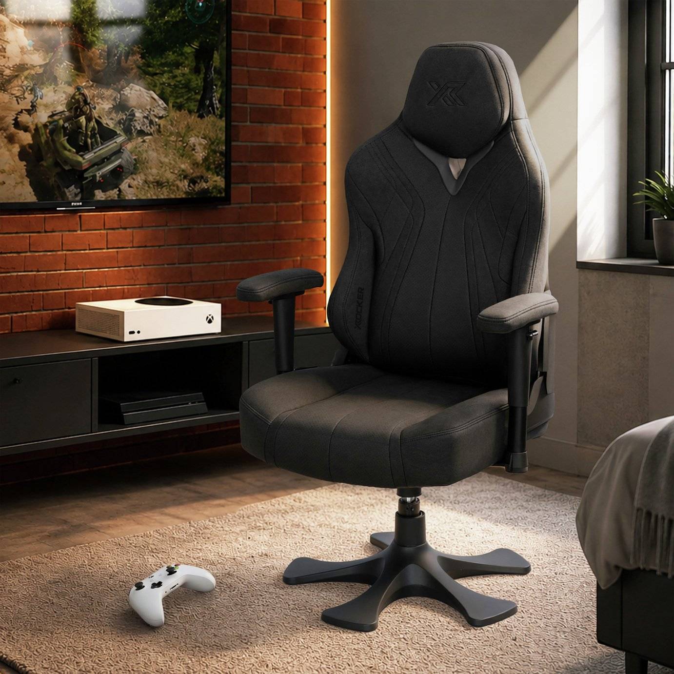 X rocker gaming chair X-Rocker Rocker Kaizen 2.1 Bluetooth Console Gaming Chair