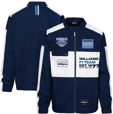Outerstuff Navy Williams Racing Full-Zip Jacket