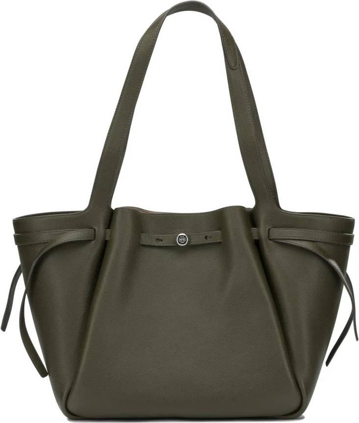 Tory Burch Romy Tote Leather Tasker - Grøn