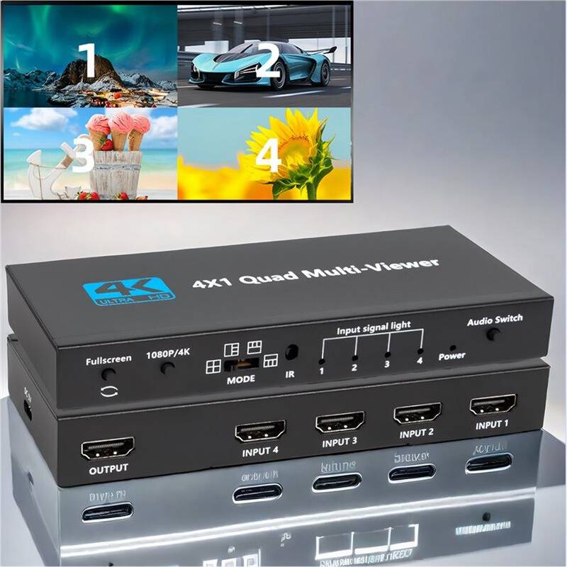 Ps4 camera 4K Compatible Quad Multi Viewer Seamless Switcher