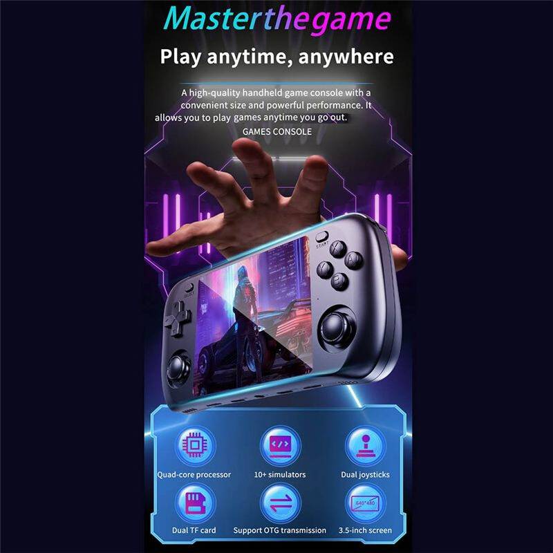 H36S 3.5 Inch Pocket Handheld Game Console