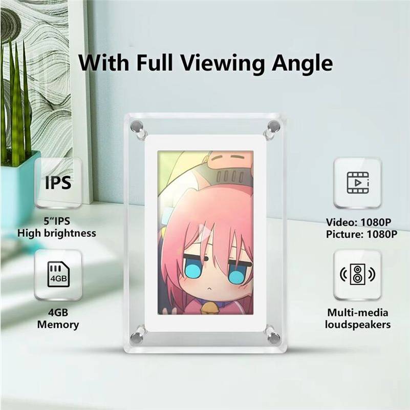 Digital photo frame 5 Inch Digital Photo Frame Vertical Display