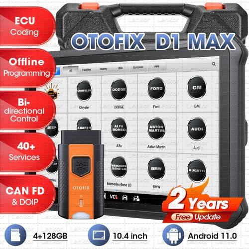Bidirectional obd2 scanner OTOFIX D1 Max Bidirectional Obd2 Scanner Coding Full System