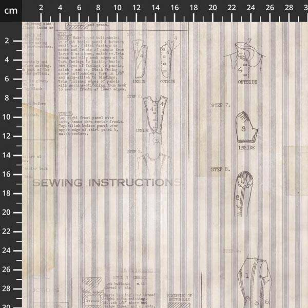 Monochrome Sewing Instructions Pink