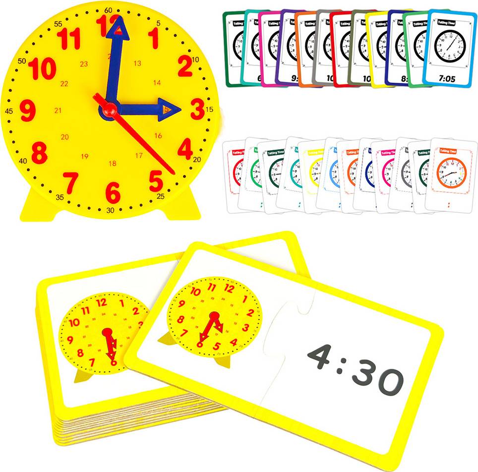 Learning Time Activity Set Clock