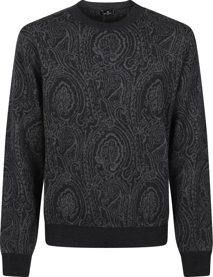 Etro Rundhalsad Tröja Stickade Herr