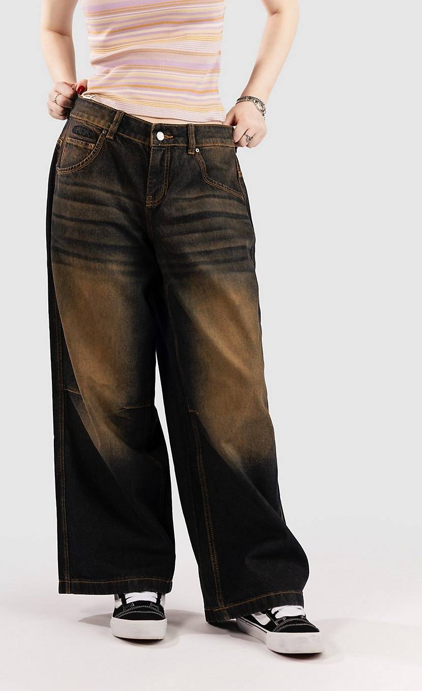 Empyre Mid Rise Extent Jeans - Brun