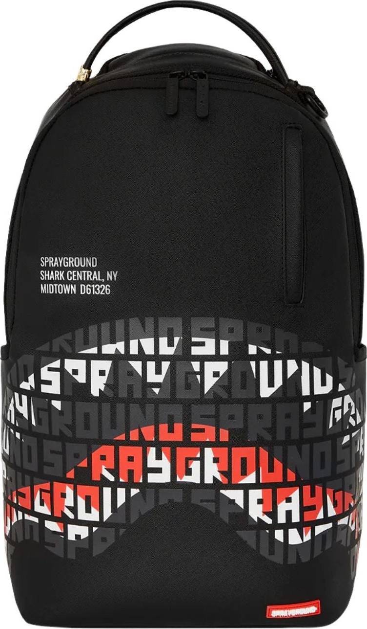 Sprayground Shark Central Sharkcode Backpack Multicolor
