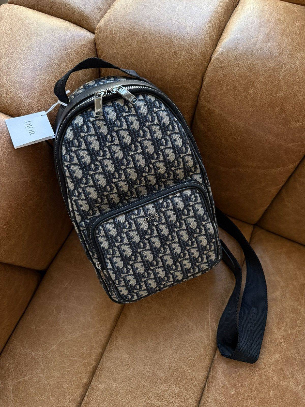 Dior Rider Mini Sling Bag - Blue