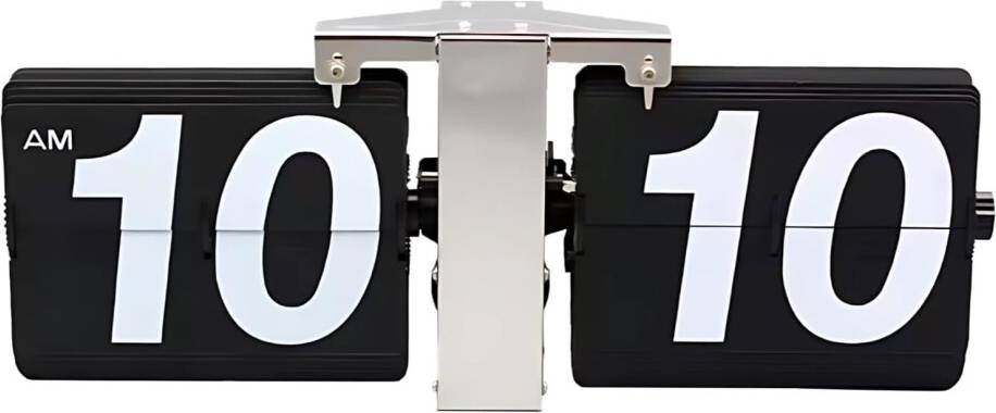 Flip clock Large Retro Flip Clock 14.2 Inch