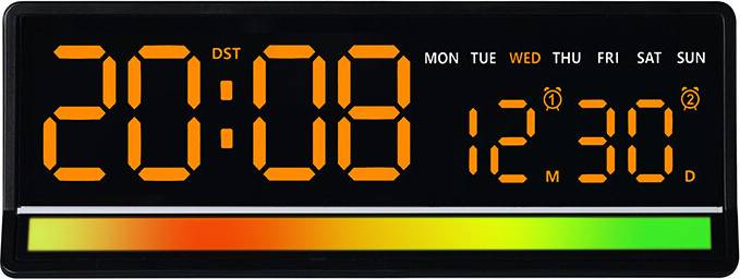 LED Digital Alarm Clock With Ambient Light